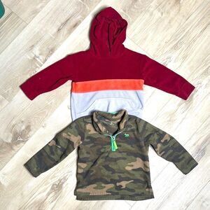 Carters, Cat & Jack Fleece Half Zip, Fleece Hoodie Size 3T